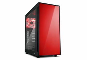Sharkoon AM5 Window Zwart, Rood computerbehuizing Sharkoon AM5 Window Zwart, Rood computerbehuizing