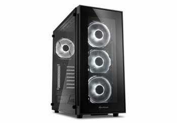 Sharkoon TG5 Midi-Toren Zwart computerbehuizing Sharkoon TG5 Midi-Toren Zwart computerbehuizing