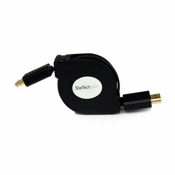 StarTech.com 1,20m Intrekbare High Speed HDMI Kabel met Ethernet- HDMI naar HDMI StarTech.com 1,20m Intrekbare High Speed HDMI Kabel met Ethernet- HDMI naar HDMI