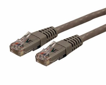 StarTech.com 15m Cat6 Gegoten RJ45 UTP Gigabit Netwerkkabel Grijs StarTech.com 15m Cat6 Gegoten RJ45 UTP Gigabit Netwerkkabel Grijs