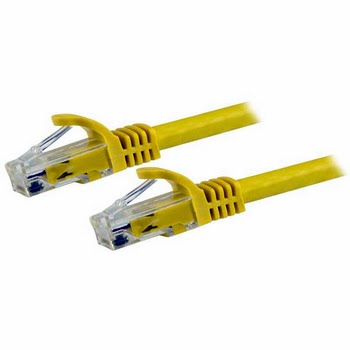 StarTech.com 15m RJ45 UTP Cat6 Gigabit Netwerkkabel zonder Uitsteeksels Geel StarTech.com 15m RJ45 UTP Cat6 Gigabit Netwerkkabel zonder Uitsteeksels Geel