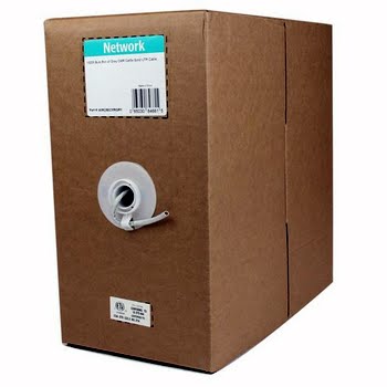 StarTech.com 304,8 m bulkrol grijze CMR Cat5e massieve UTP-kabel StarTech.com 304,8 m bulkrol grijze CMR Cat5e massieve UTP-kabel