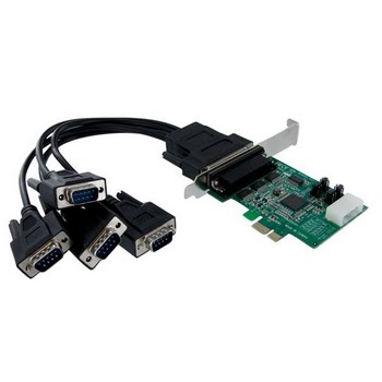 StarTech.com 4-poort Native PCI Express RS232 Seriële Kaart met 16950 UART StarTech.com 4-poort Native PCI Express RS232 Seriële Kaart met 16950 UART