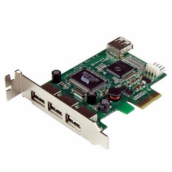 StarTech.com 4-poort PCI Express Low Profile High Speed USB-kaart StarTech.com 4-poort PCI Express Low Profile High Speed USB-kaart