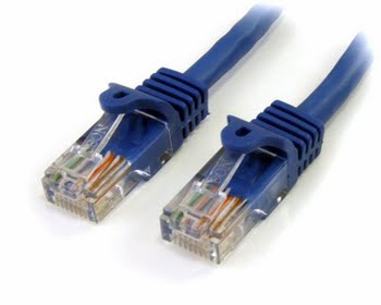 StarTech.com 45PAT5MBL 5m Cat5e U/UTP (UTP) Blauw netwerkkabel StarTech.com 45PAT5MBL 5m Cat5e U/UTP (UTP) Blauw netwerkkabel