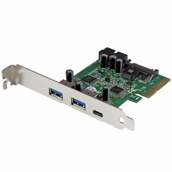 StarTech.com 5-Poorts USB 3.1 (10Gbps) uitbreidingskaart 1x USB-C, 2x USB-A + 2x IDC (5Gbps) combo card PCIe StarTech.com 5-Poorts USB 3.1 (10Gbps) uitbreidingskaart 1x USB-C, 2x USB-A + 2x IDC (5Gbps) combo card PCIe