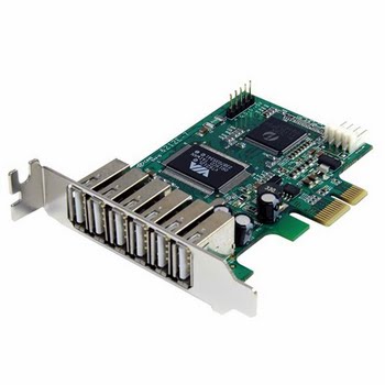 StarTech.com 7-poort PCI Express Low-Profile High-Speed USB 2.0 Adapterkaart StarTech.com 7-poort PCI Express Low-Profile High-Speed USB 2.0 Adapterkaart