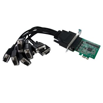 StarTech.com 8-poort Native PCI Express RS232 Seriële Kaart met 16950 UART StarTech.com 8-poort Native PCI Express RS232 Seriële Kaart met 16950 UART