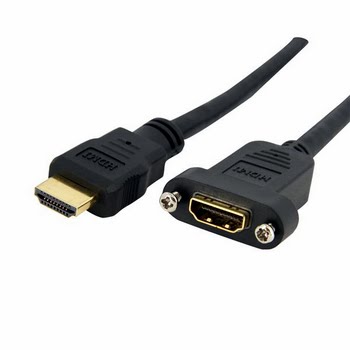 StarTech.com 91cm standaard HDMI kabel paneel monteerbaar F/M StarTech.com 91cm standaard HDMI kabel paneel monteerbaar F/M