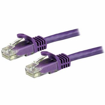 StarTech.com Cat6 netwerkkabel met snagless RJ45 connectoren UTP patchkabel paars 3m StarTech.com Cat6 netwerkkabel met snagless RJ45 connectoren UTP patchkabel paars 3m