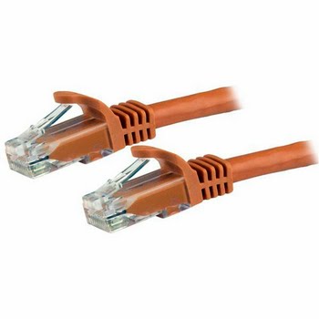StarTech.com Cat6 patchkabel met snagless RJ45 connectors 3 m, oranje StarTech.com Cat6 patchkabel met snagless RJ45 connectors 3 m, oranje