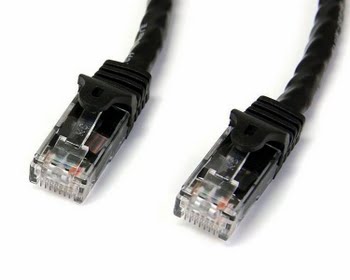StarTech.com Cat6 patchkabel met snagless RJ45 connectors 3 m, zwart StarTech.com Cat6 patchkabel met snagless RJ45 connectors 3 m, zwart