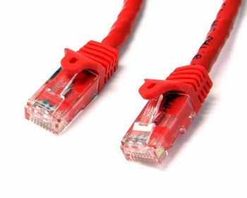 StarTech.com Cat6 patchkabel met snagless RJ45 connectors 5 m, rood StarTech.com Cat6 patchkabel met snagless RJ45 connectors 5 m, rood