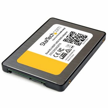StarTech.com Dubbele M.2 NGFF SATA adapter met RAID StarTech.com Dubbele M.2 NGFF SATA adapter met RAID