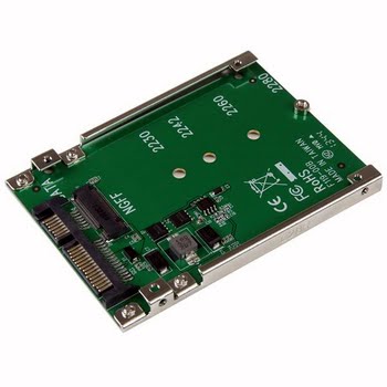 StarTech.com M.2 NGFF SSD naar 2,5 inch SATA-adapter / converter StarTech.com M.2 NGFF SSD naar 2,5 inch SATA-adapter / converter