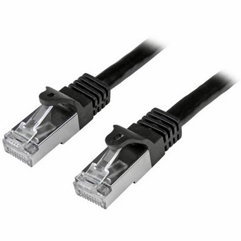StarTech.com N6SPAT2MBK 2m Cat6 SF/UTP (S-FTP) Zwart netwerkkabel StarTech.com N6SPAT2MBK 2m Cat6 SF/UTP (S-FTP) Zwart netwerkkabel