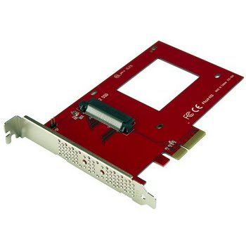 StarTech.com U.2 naar PCIe adapter voor 2.5" U.2 NVMe SSD SFF-8639 x4 PCI Express 3.0 StarTech.com U.2 naar PCIe adapter voor 2.5" U.2 NVMe SSD SFF-8639 x4 PCI Express 3.0