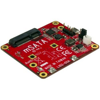 StarTech.com USB naar mSATA converter voor Raspberry Pi en development boards StarTech.com USB naar mSATA converter voor Raspberry Pi en development boards