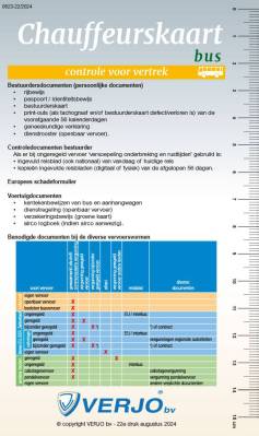 Chauffeurskaartje pers.vervoer afbeelding