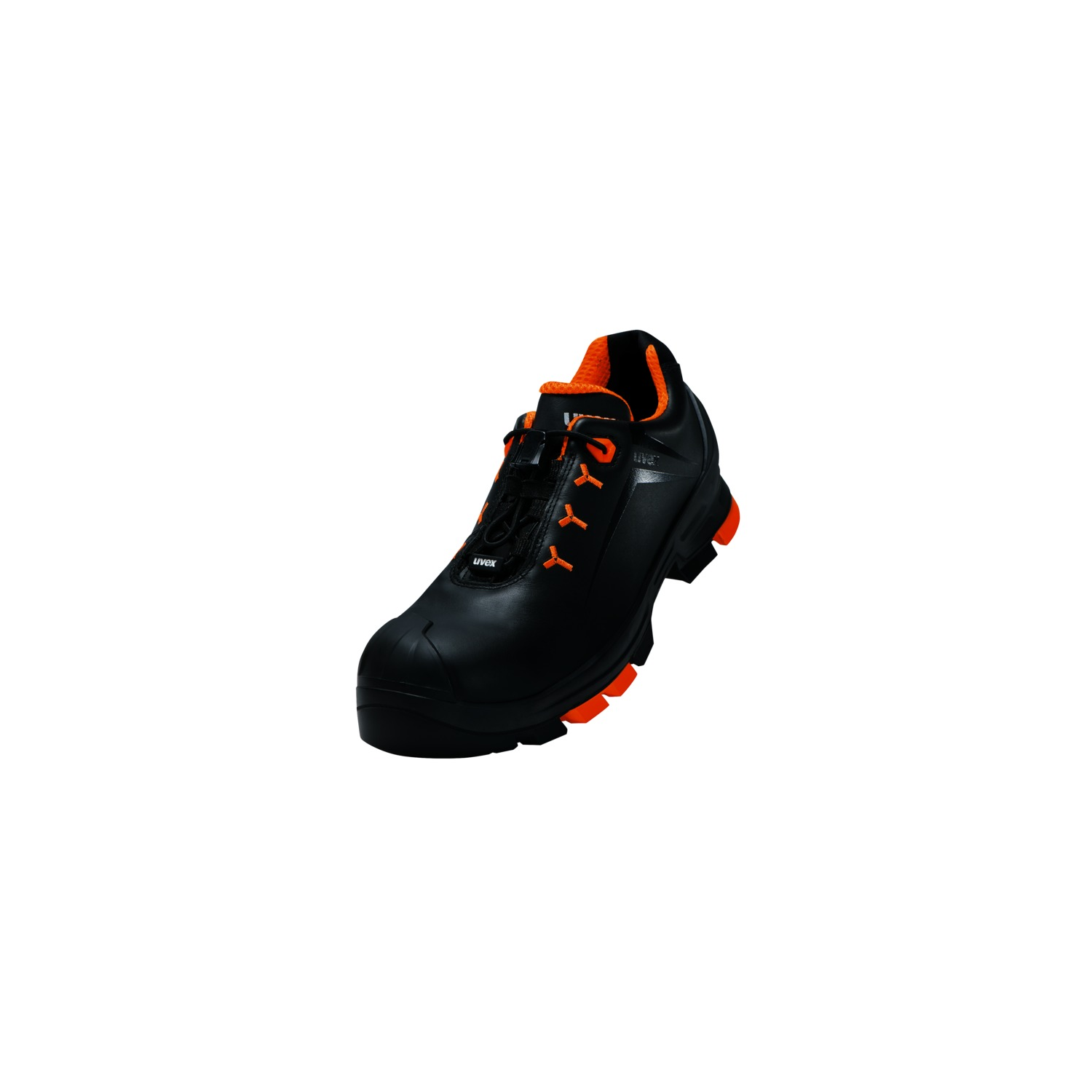 Uvex 65022, Unisex, Voksen, Vernesko, Oransje, Sort, ESD, S3, SRC, Hurtigsnører