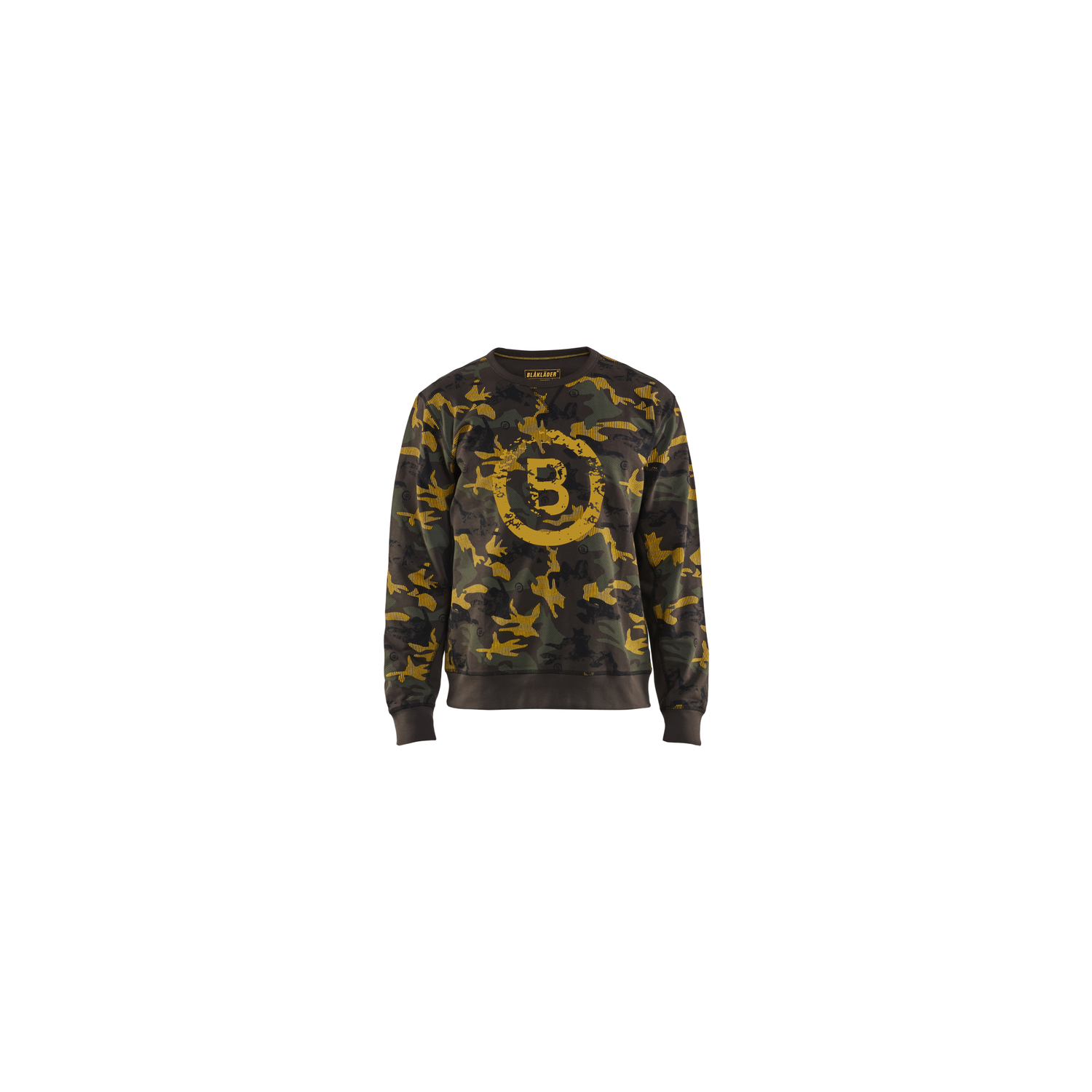 Sweatshirt Olivengrønn/Sort S