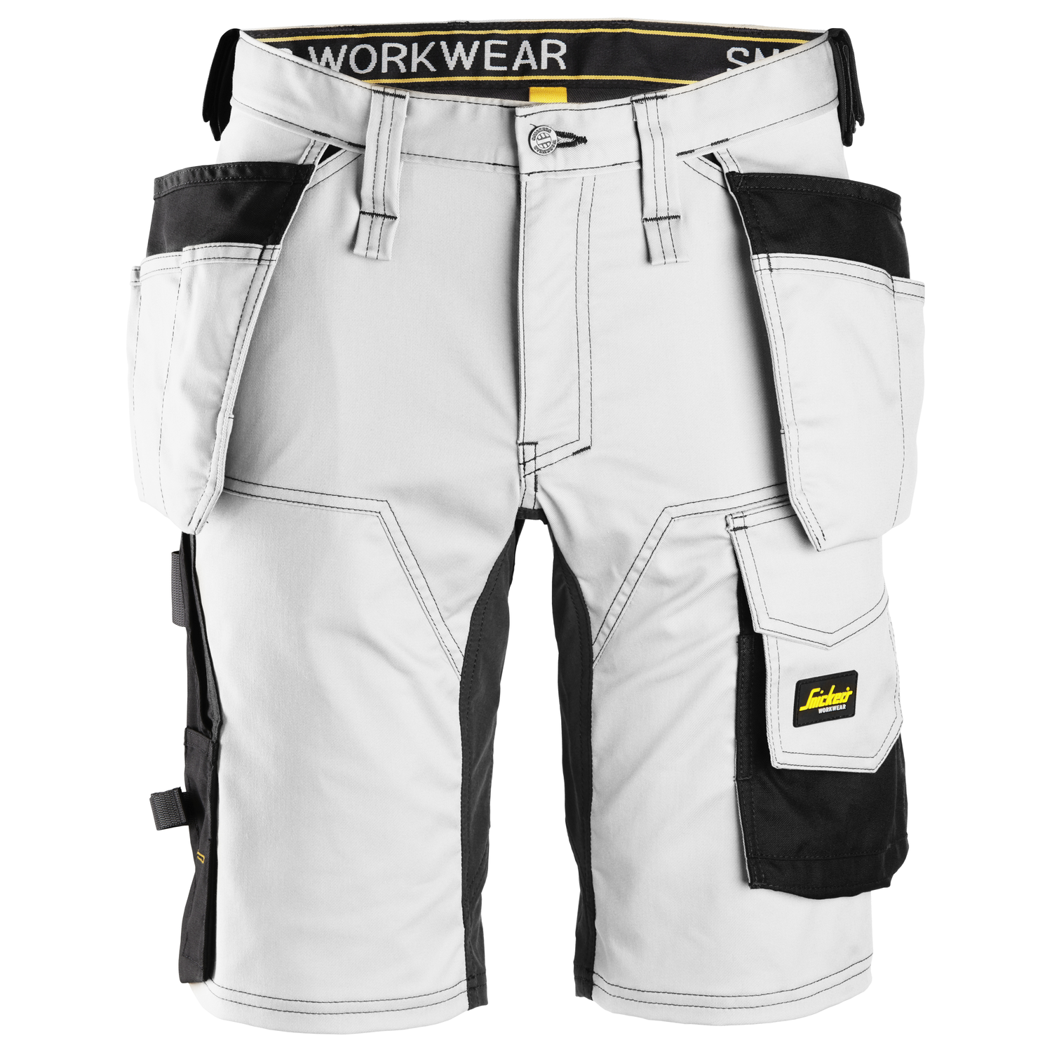 6141 AllroundWork Shorts hvit, svart Hvit, Svart