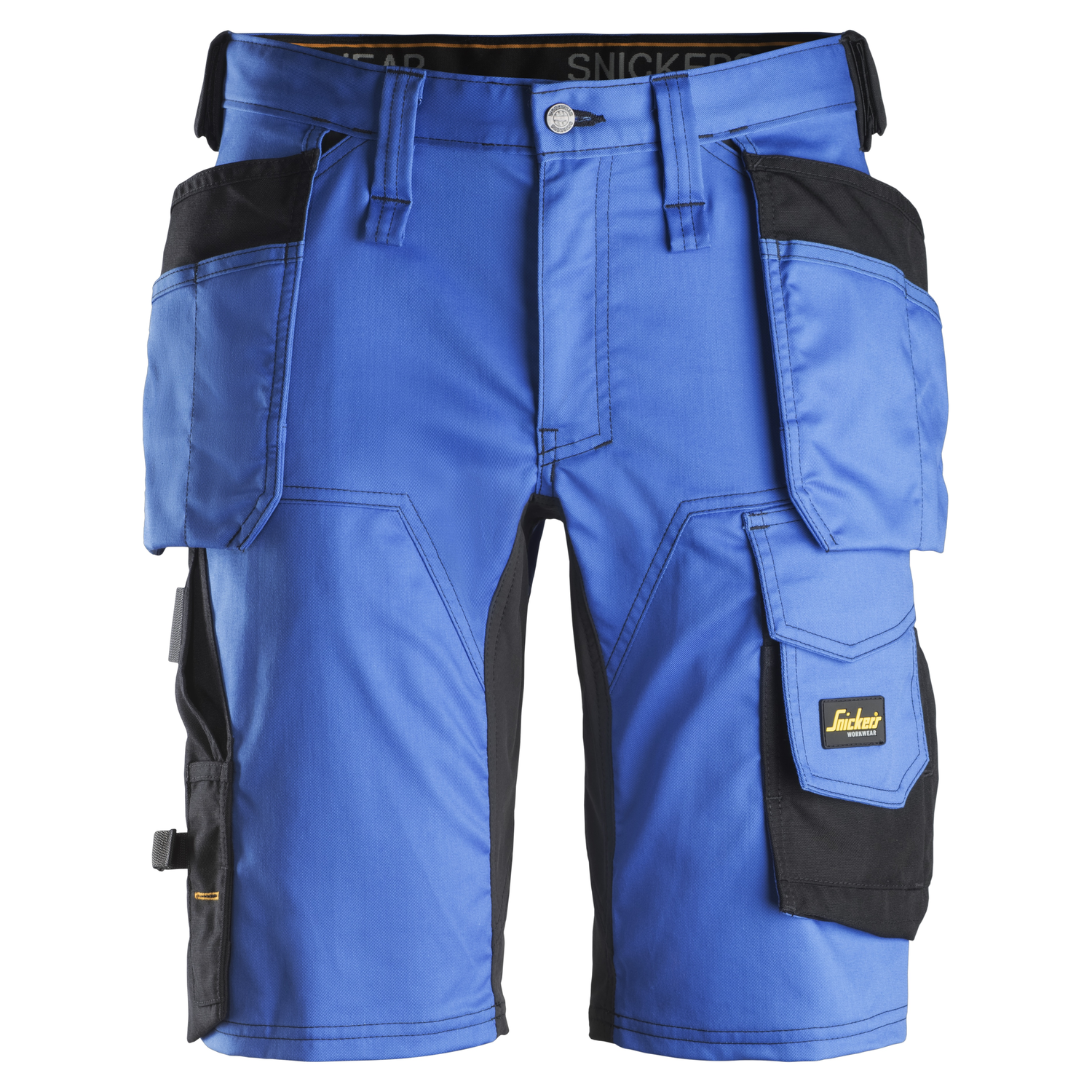 Snickers håndverkershorts 6141 lyseblå/sort str 46 AllroundWork