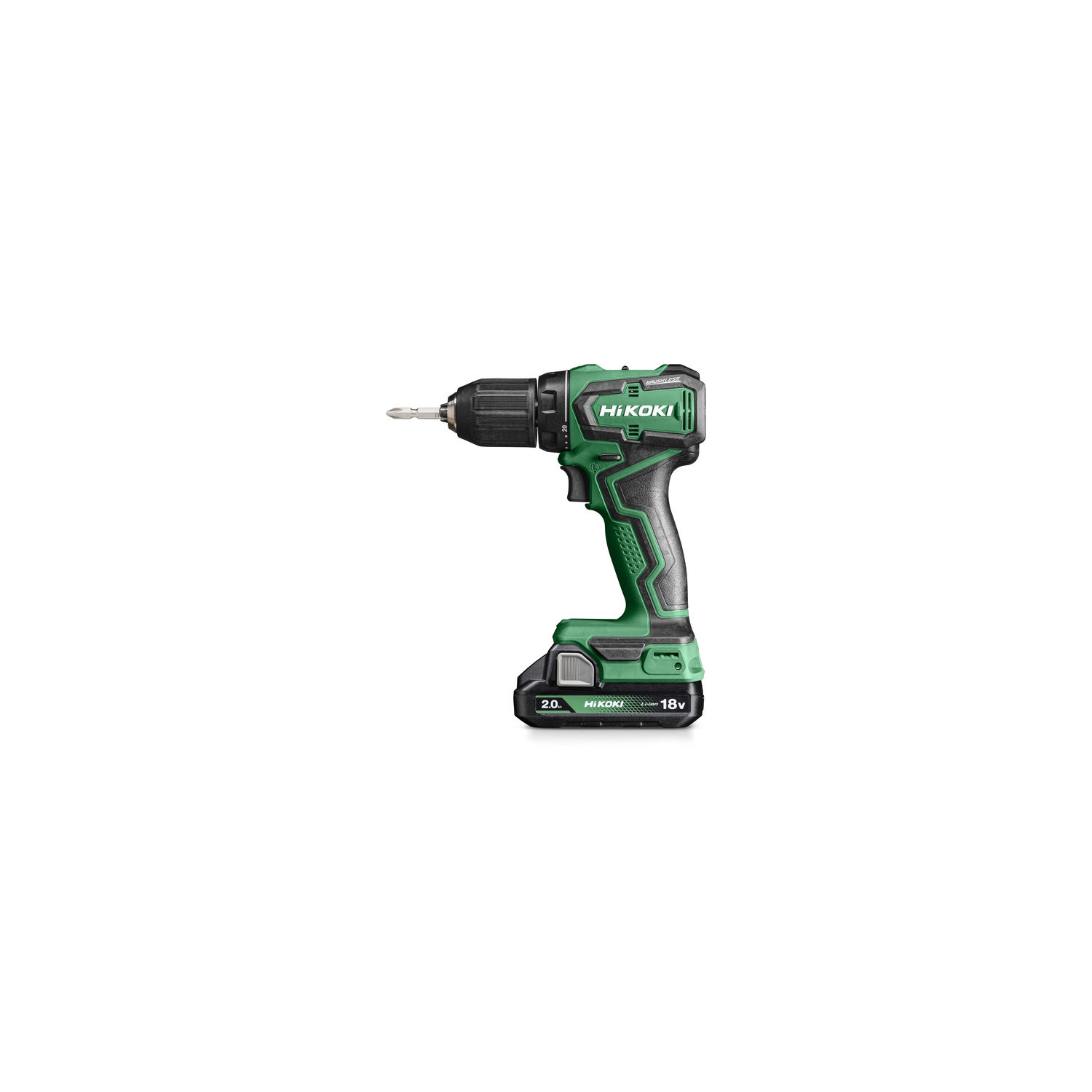 Hikoki Wiertarko-Suktuvas 18v Ds18dd Wrz 55nm 2x2,0ah Hitsystem