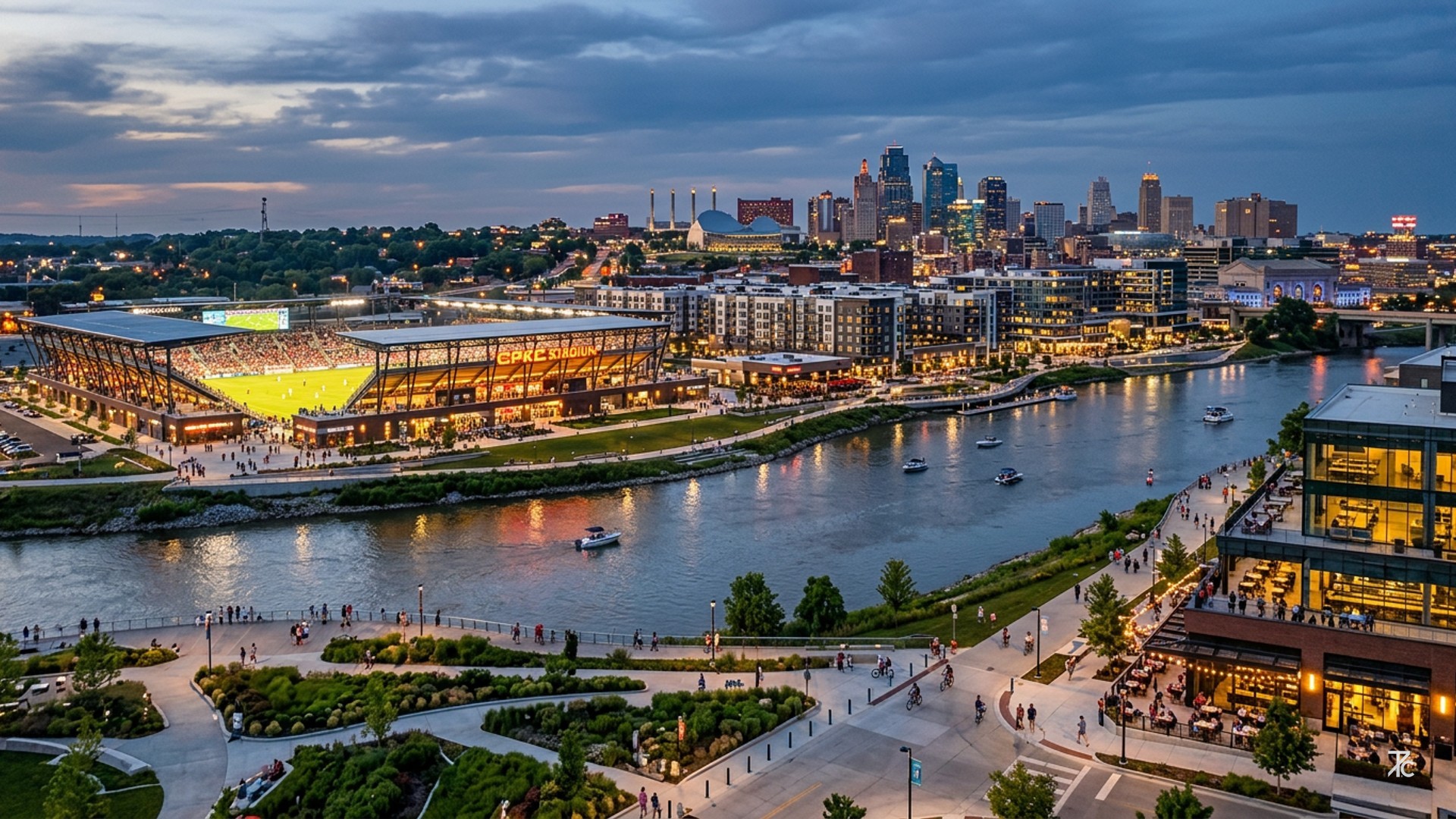 Illustration related to Kansas City Current Announces Plans for Riverfront Mixed-Use District - Kansas City Current