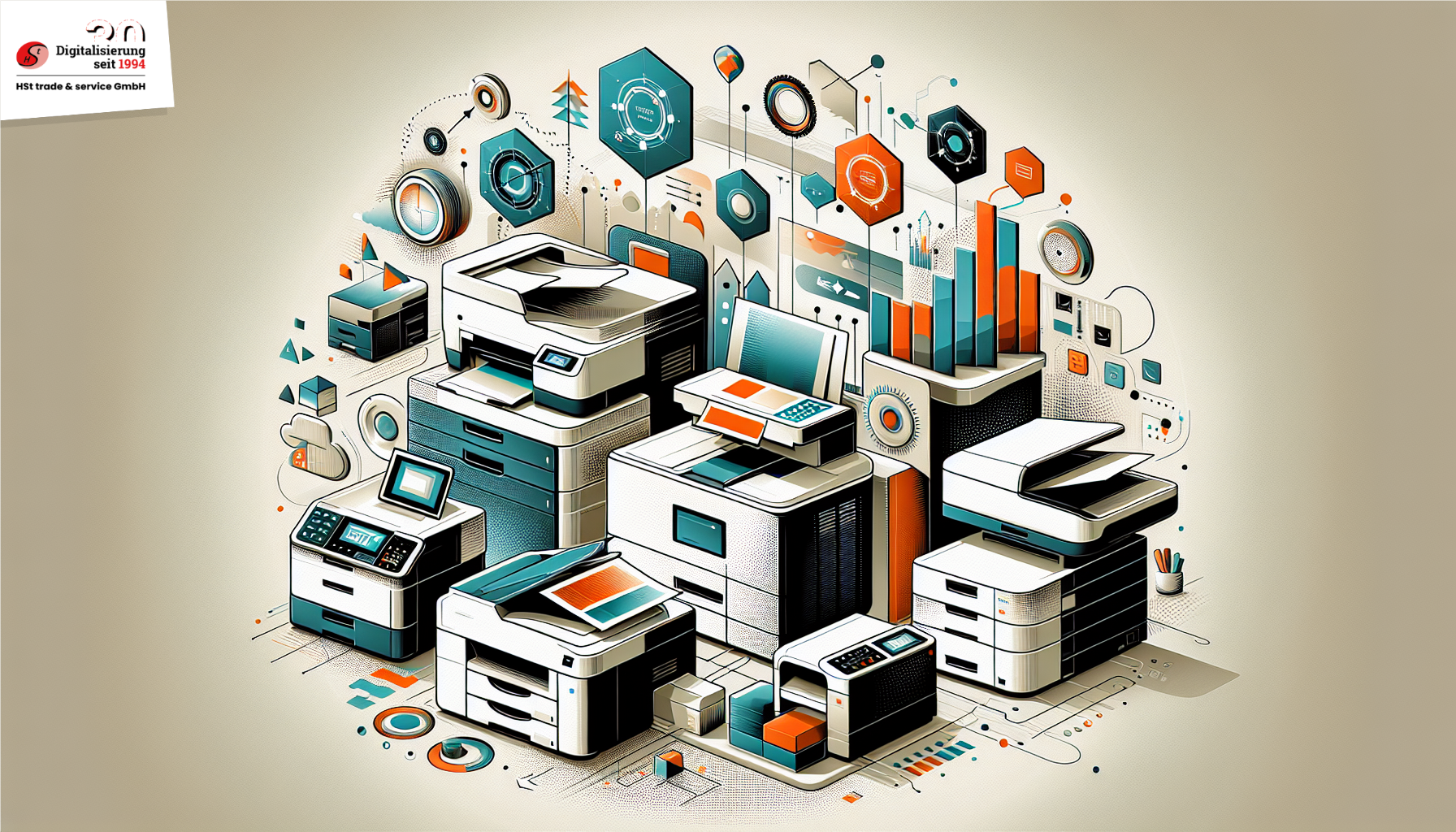 Effiziente Druckerflotten: Multifunktionsgeräte leasen statt kaufen