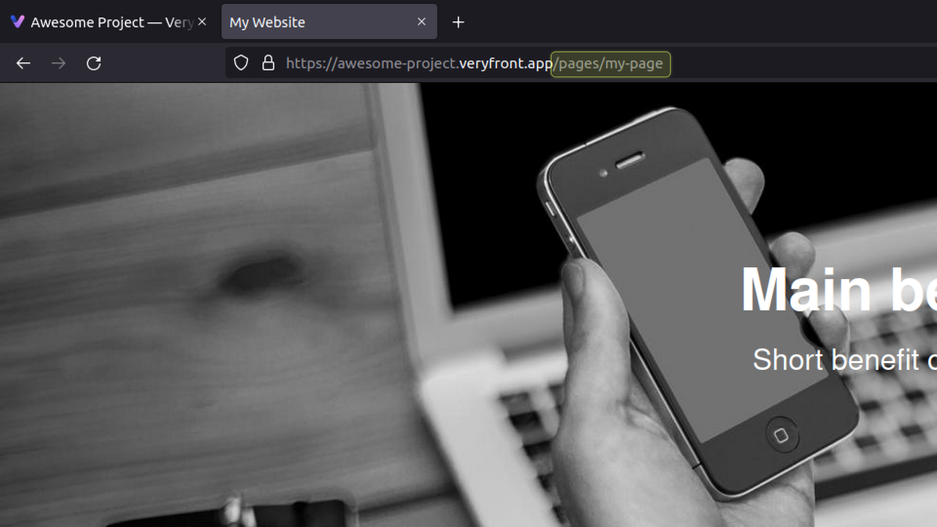Builder UI Publish Update Page Link
