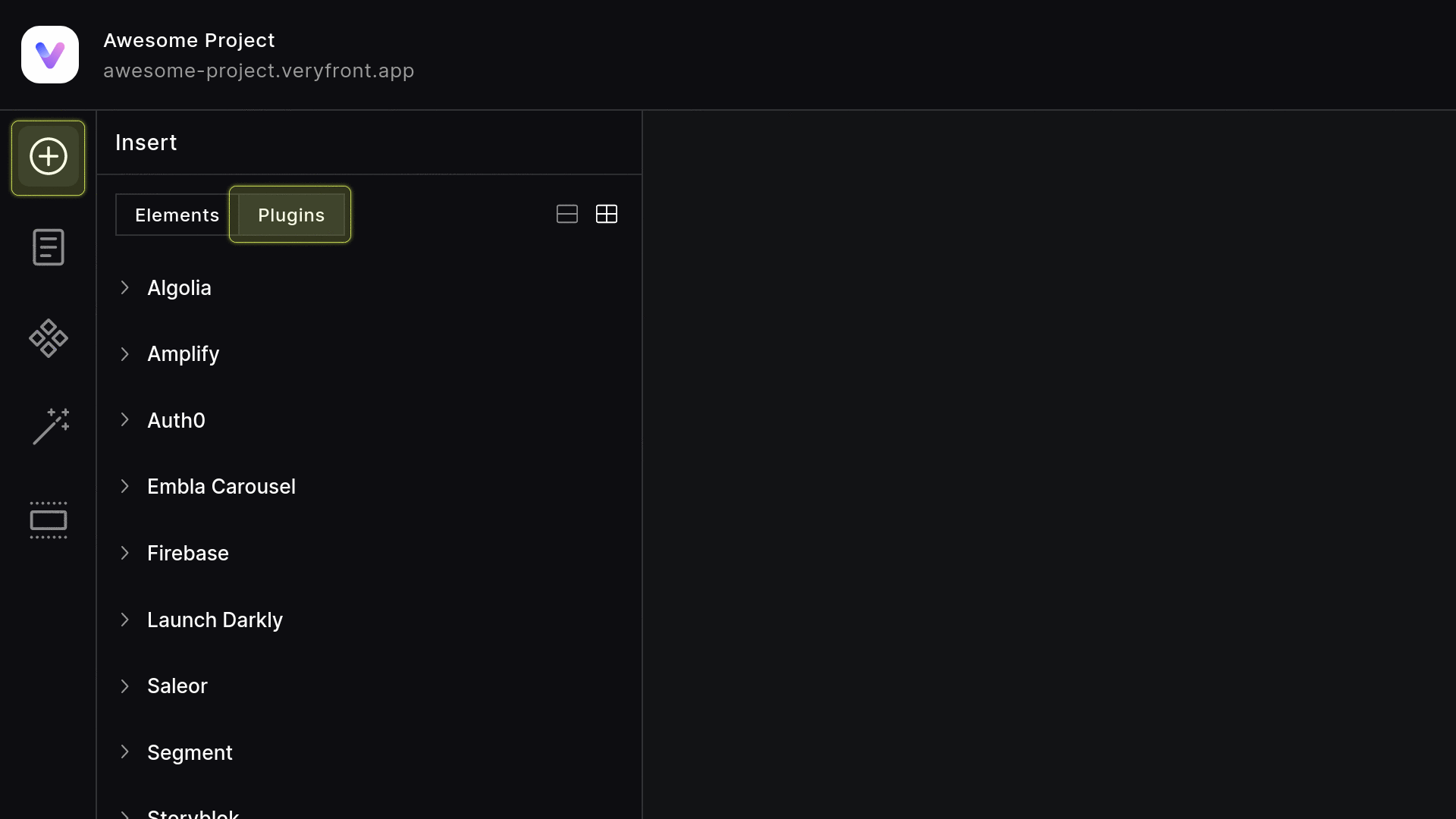 Insert Menu Plugins