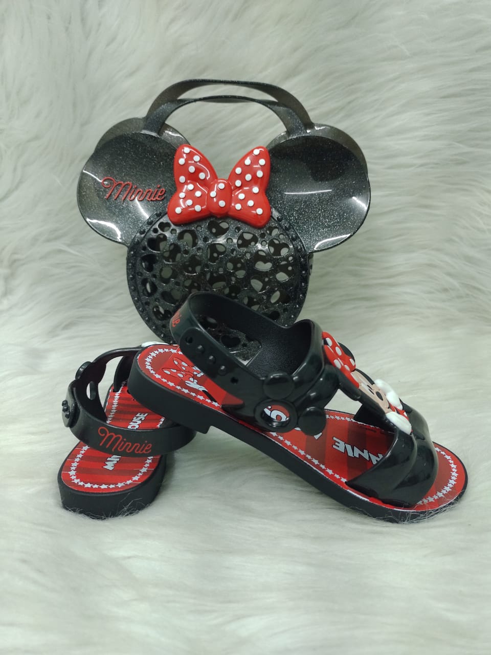 Sandalia Infantil Menina Grendene Kids Minnie Show Ref:22167