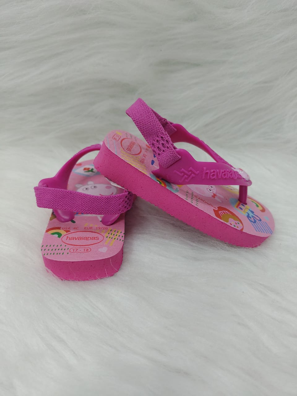 Chinelo Infantil Menina Havaianas Peppa Pig Ref:4.145.980