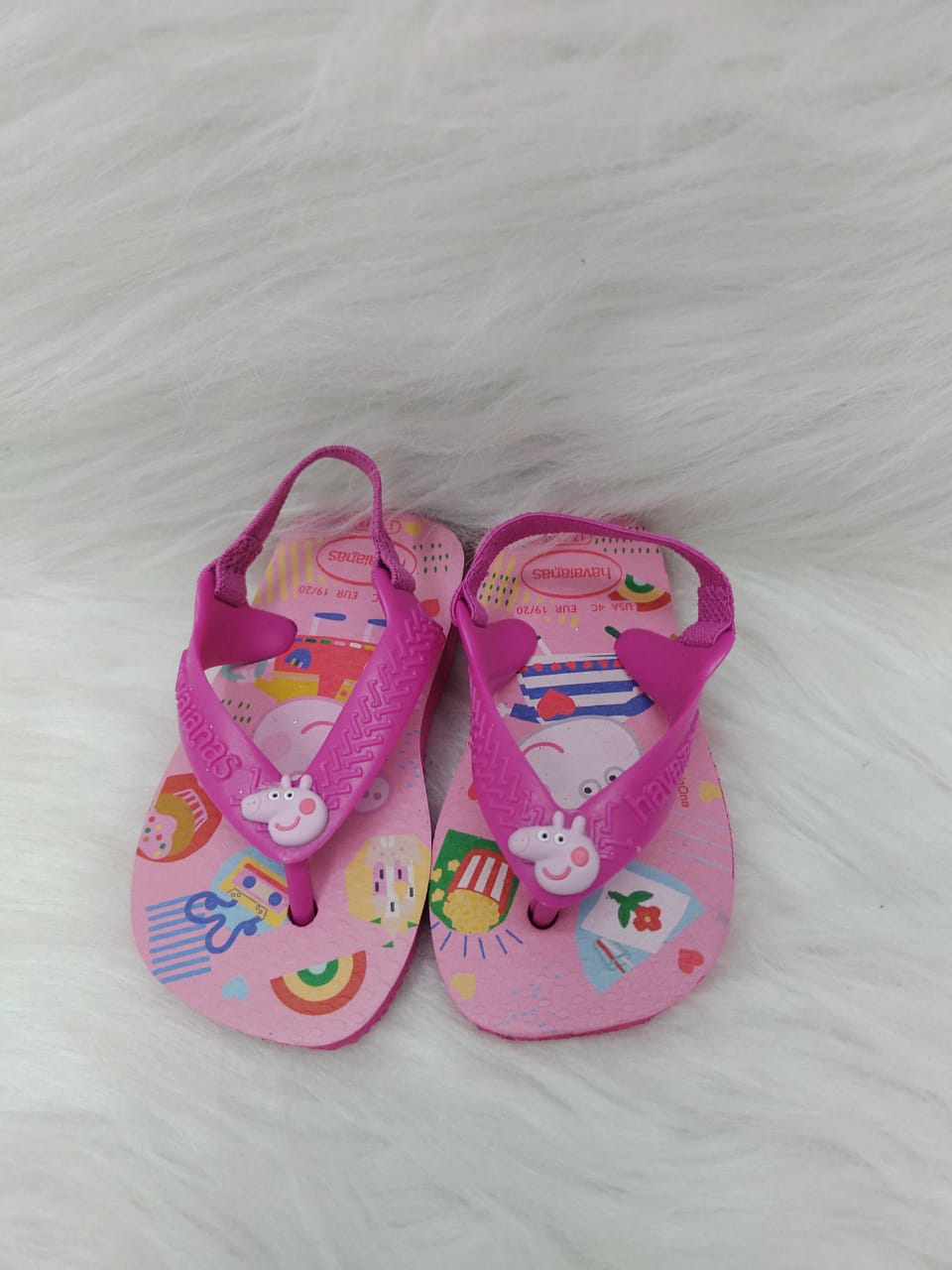 Chinelo Infantil Menina Havaianas Peppa Pig Ref:4.145.980