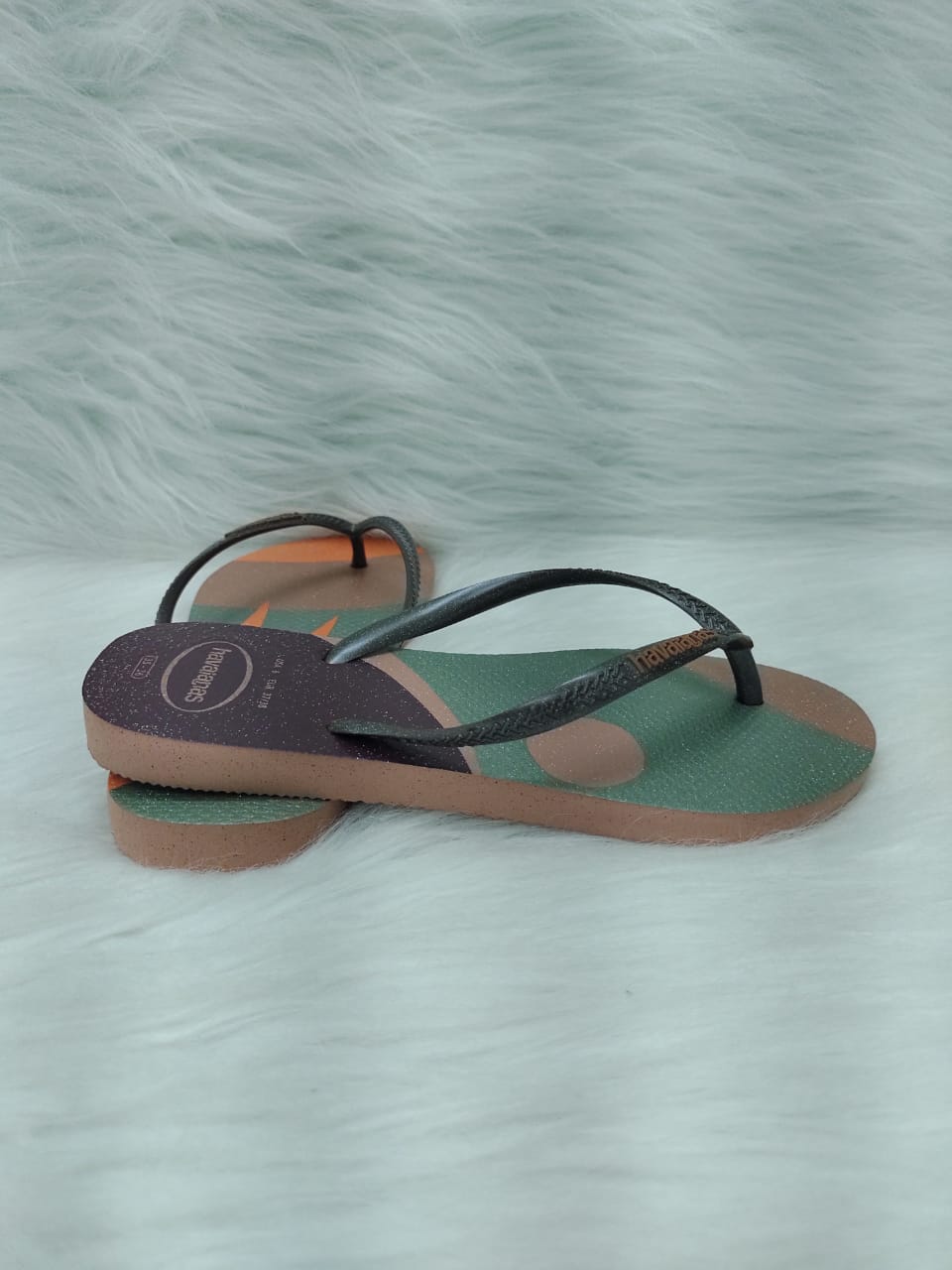 Chinelo Feminino Havaianas Palette Glw Ref:4.145.766