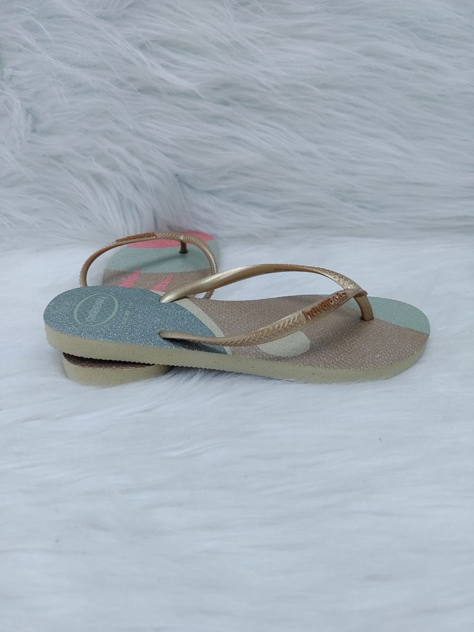 Chinelo Feminino Havaianas Palette Glw Ref:4.145.766