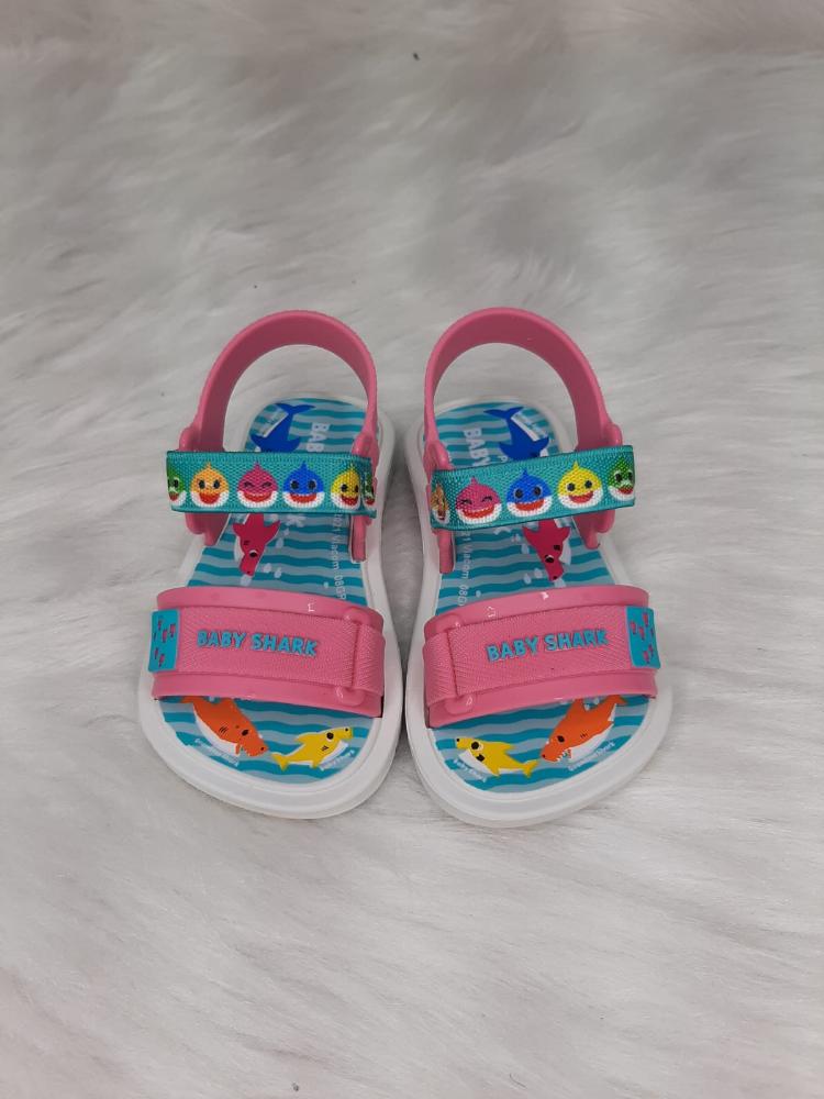 Sandalia Infantil Menina Grendene Baby Shark Ref:22520