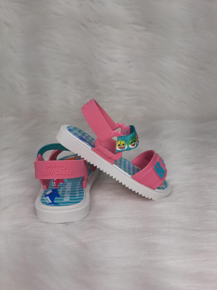 Sandalia Infantil Menina Grendene Baby Shark Ref:22520