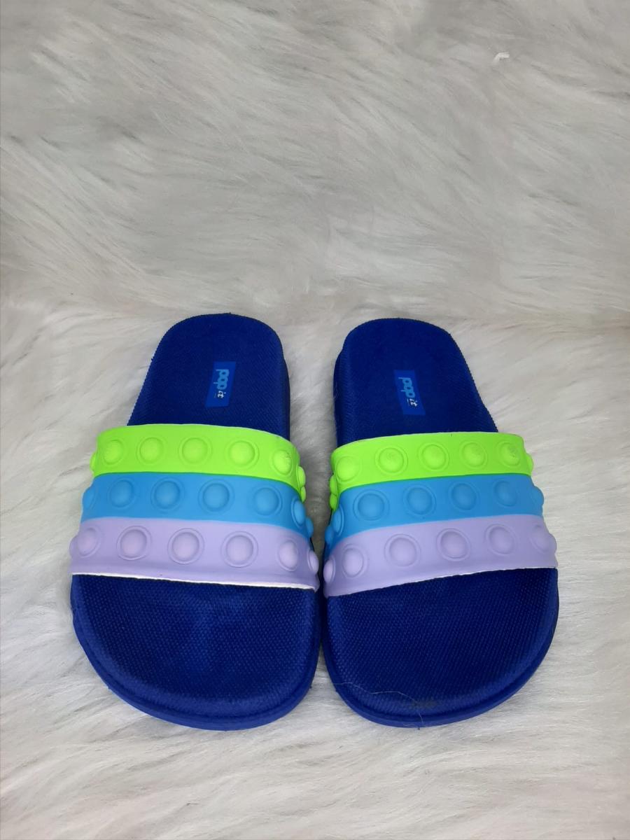 Chinelo Infantil Menino Ellen Calcados Slide Pop It Ref:240