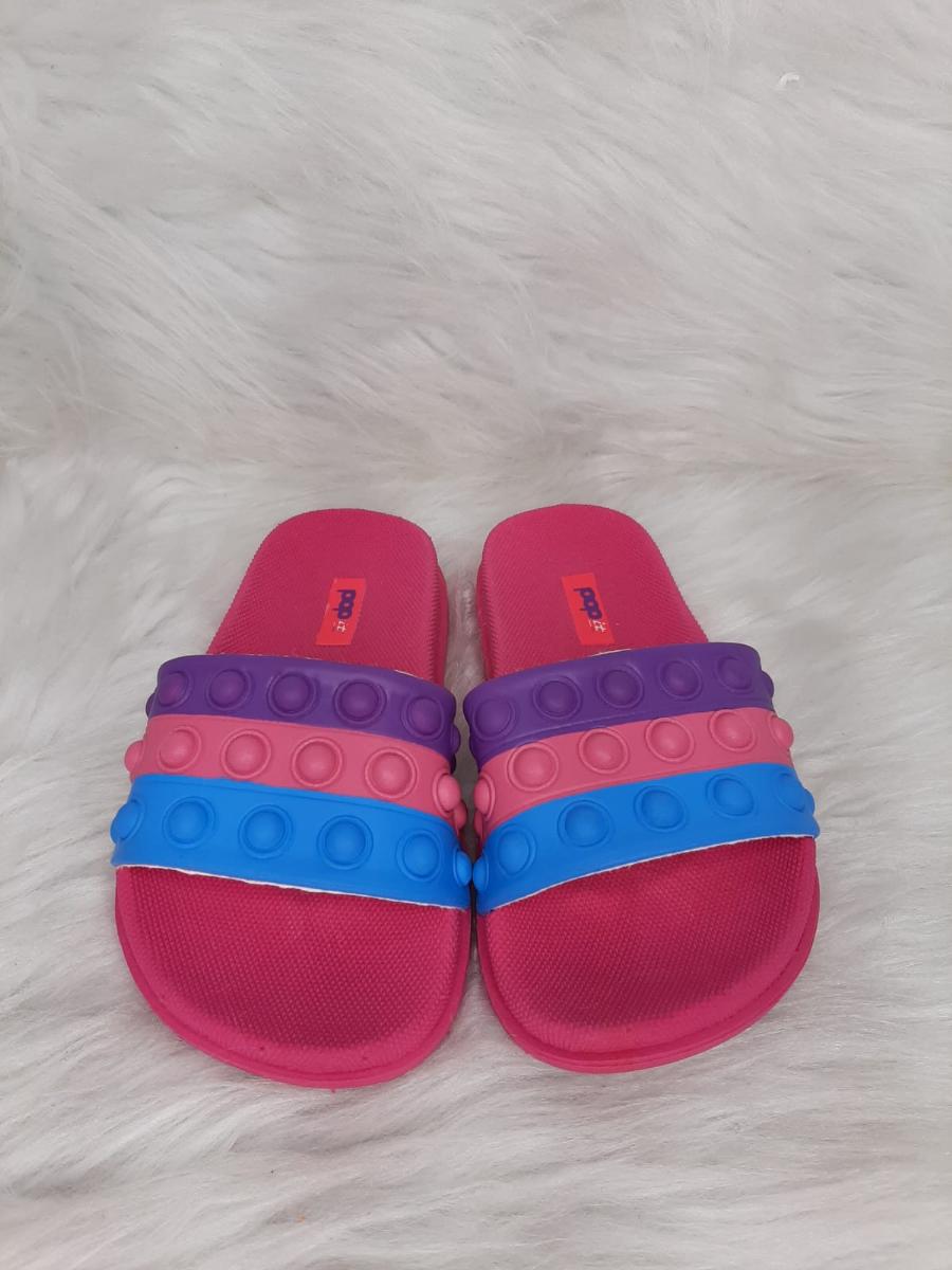 Chinelo Infantil Menina Ellen Calcados Slide Pop It Ref:240