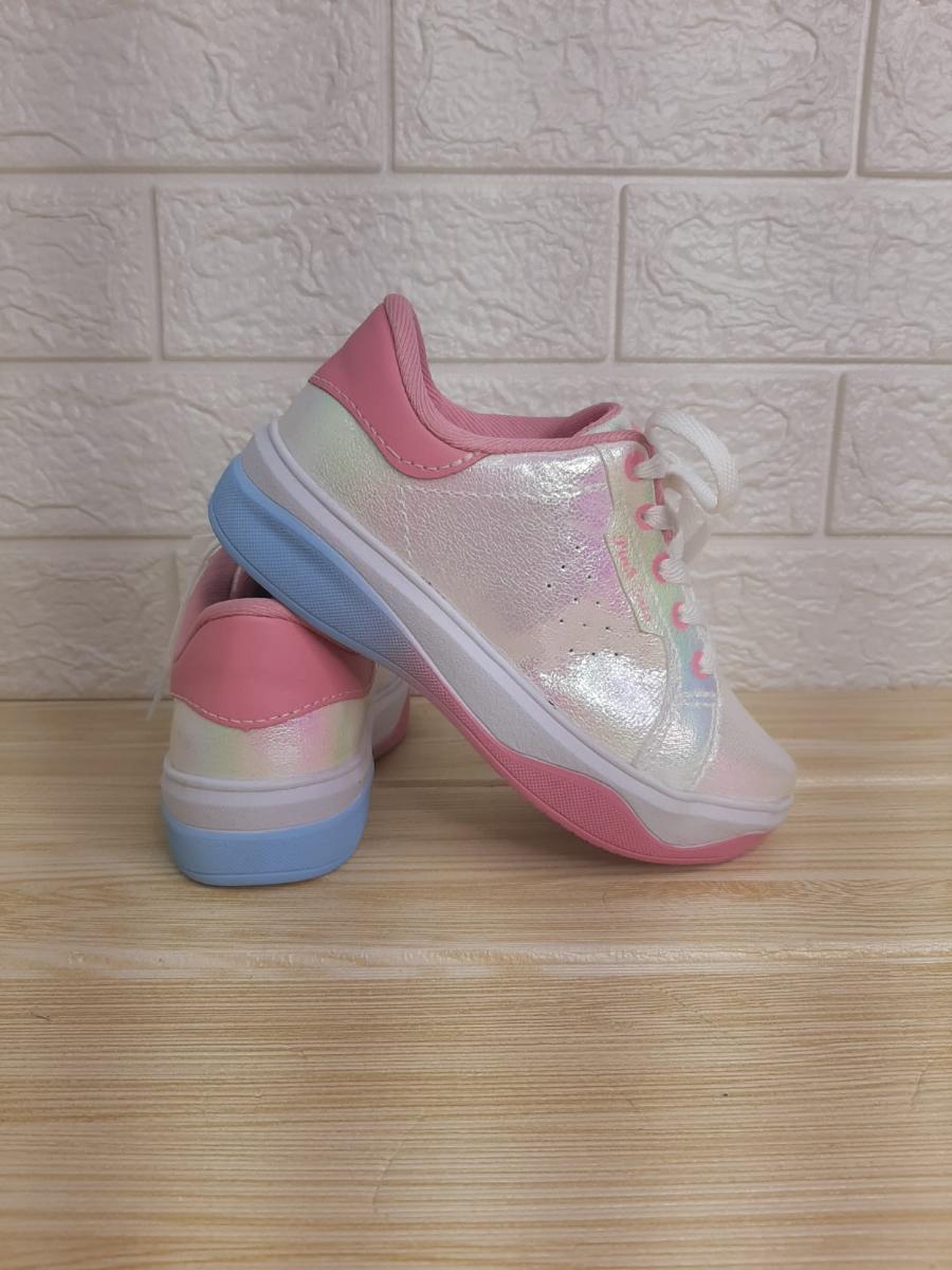 Tenis Infantil Menina Pink Cats Ref:V3062