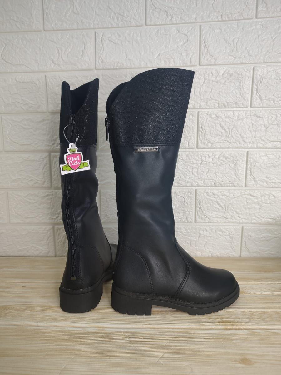 Bota Infantil Menina Pink Cats C/l Ref:V3353