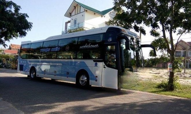 Xe Thuận Hiền Bên hông xe Giường nằm 36 chỗ (Có WC)