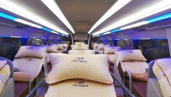 Xe Tân Dương Hồng Giường nằm Nội thất Tiện ích Giường nằm 43 chỗ