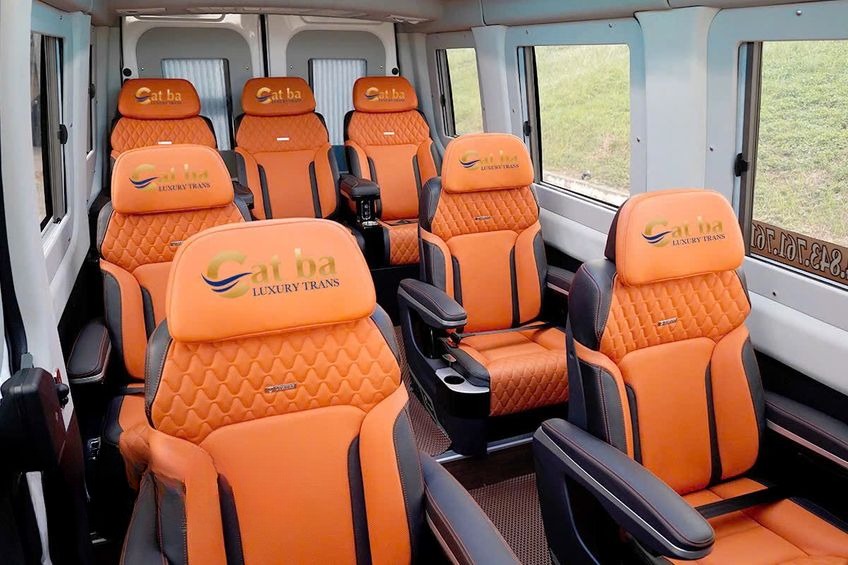 Xe Limousine Travel Nội thất Ghế ngồi Limousine 9 chỗ
