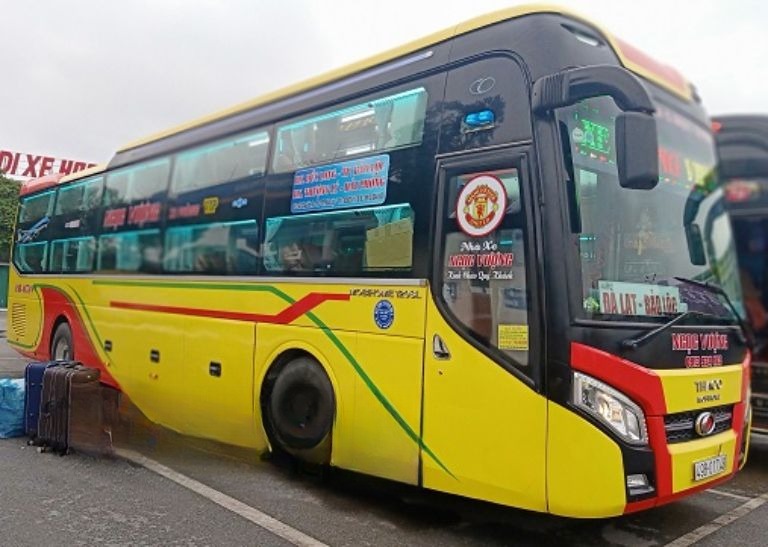 Xe Ngọc Vượng Bên hông xe Giường nằm 40 chỗ