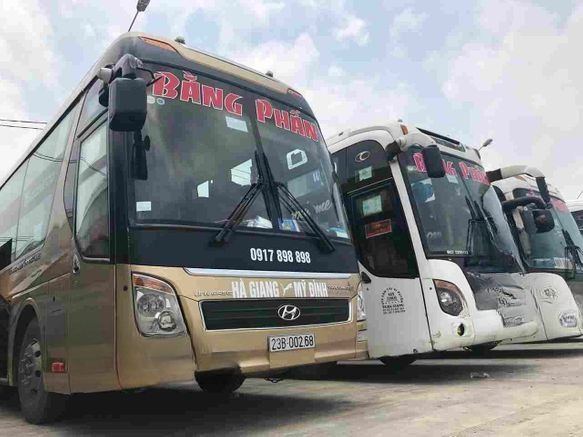 Xe Bằng Phấn Mặt trước xe 