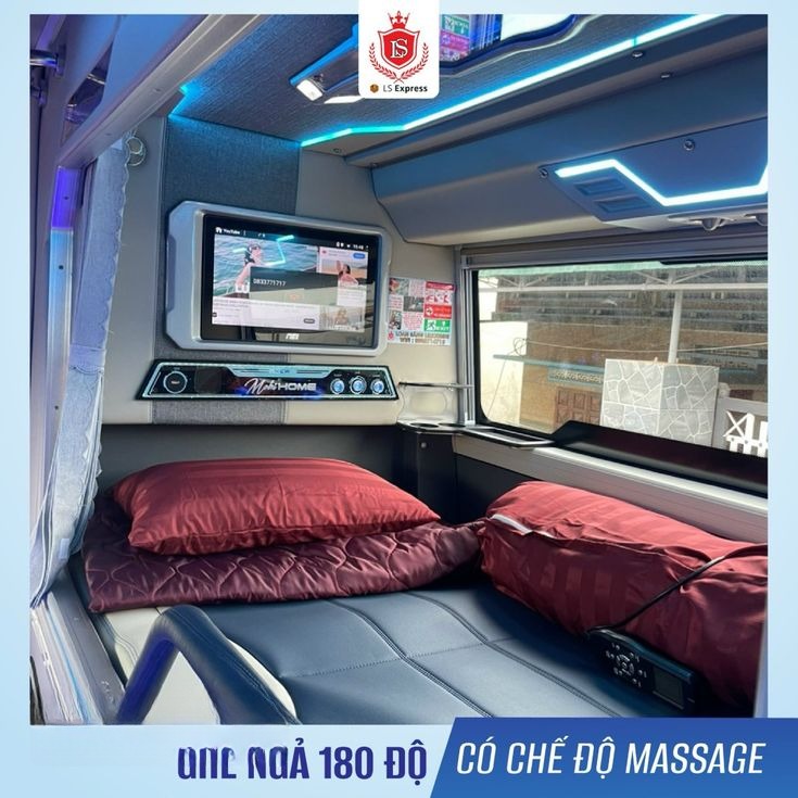 Xe Loan Sáng Giường nằm Tiện ích Nội thất Limousine 22 phòng (WC)