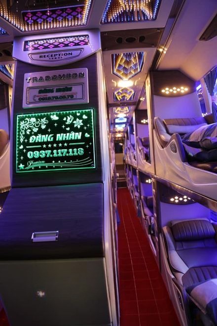 Xe Xe Đăng Nhân Nội thất Limousine giường nằm 34 chỗ